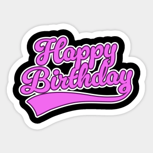 Happy Birthday Sticker